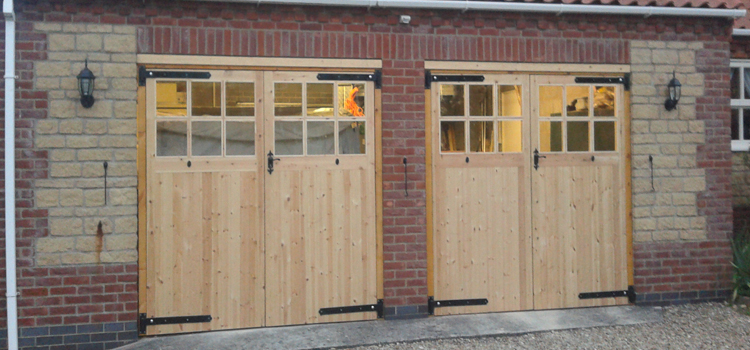 Side Hinged Wooden Garage Doors Belhus
